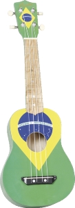 UKULELE - Brazil Flag