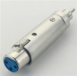 Paire d'adaptateur XLR FEMELLE - RCA