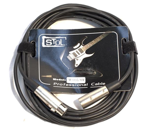 les cables XLR male femelle 6m stol