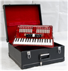 ACCORDEON 60B - couleur ROUGE Marbré
