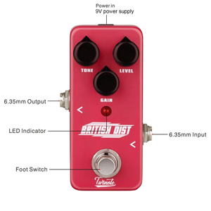 PEDALE MULTI-EFFETS "distortion"